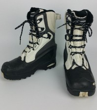 Salomon Aspen Aerogels Winter Space Boots Womens 6 Black Cream Waterproof Shoes