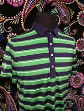 Ralph Lauren RLX Polo Shirt Men M Greenbrier Classic Performance Golf