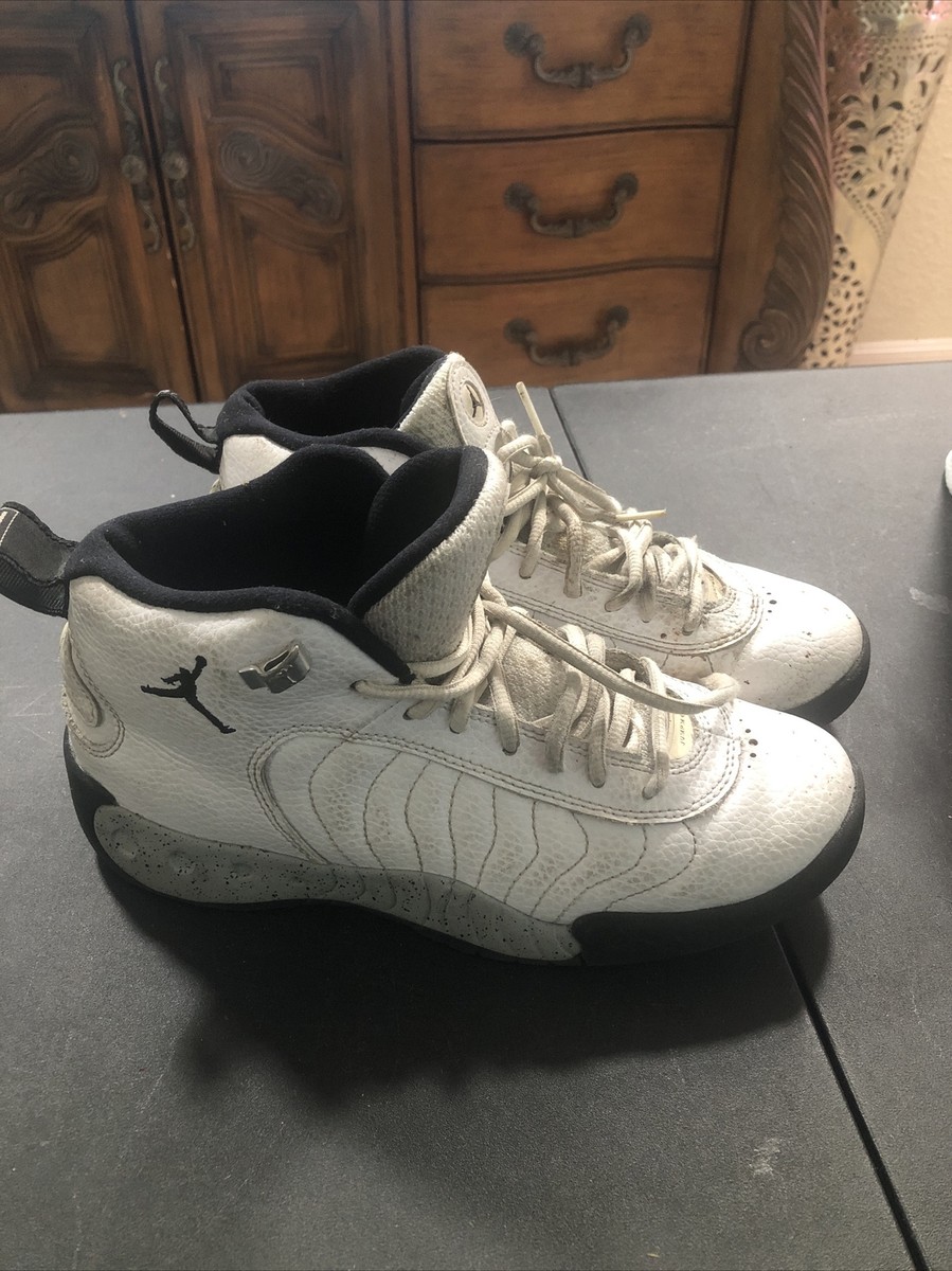NIKE AIR JORDAN JUMPMAN PRO BLACK WHITE 907973-103 YOUTH SIZE 6.5