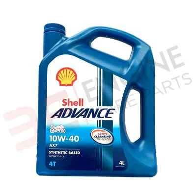 Shell 550027071 Aceite Motor 4T 10W-40 4 L 4 Tiempos Semi Sintético - Imagen 1 de 4