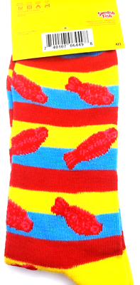 Swedish Fish Candy Mens Crew Socks Size 6-12 Multicolor NIP | eBay