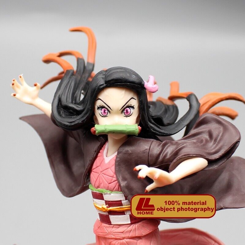 Boneco Figure para coleção Nezuko Kamado Anime Kimetsu no Yaiba