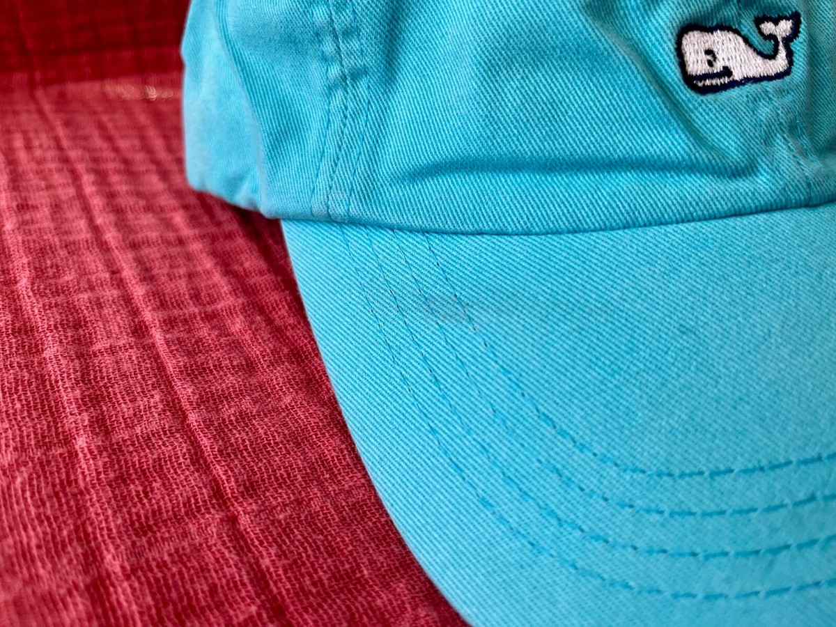 Shep & Ian for Vineyard Vines - Adjustable Light Blue Cap Vineyard Vines - Performance Trucker Hat – Threadfellows main image 2
