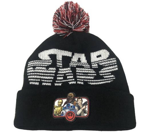 Star Wars Pom Pom Beanie Black/White 
