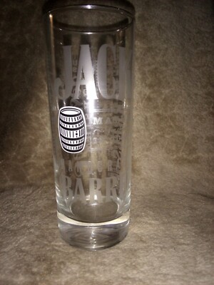 Jack Daniels High Ball Tall Barrel Sour Mash Whiskey Tennessee Old No. 7 Glass