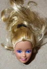 Skipper Barbie Doll 1988 Vintage 80s Long Blonde Hair Head only C186
