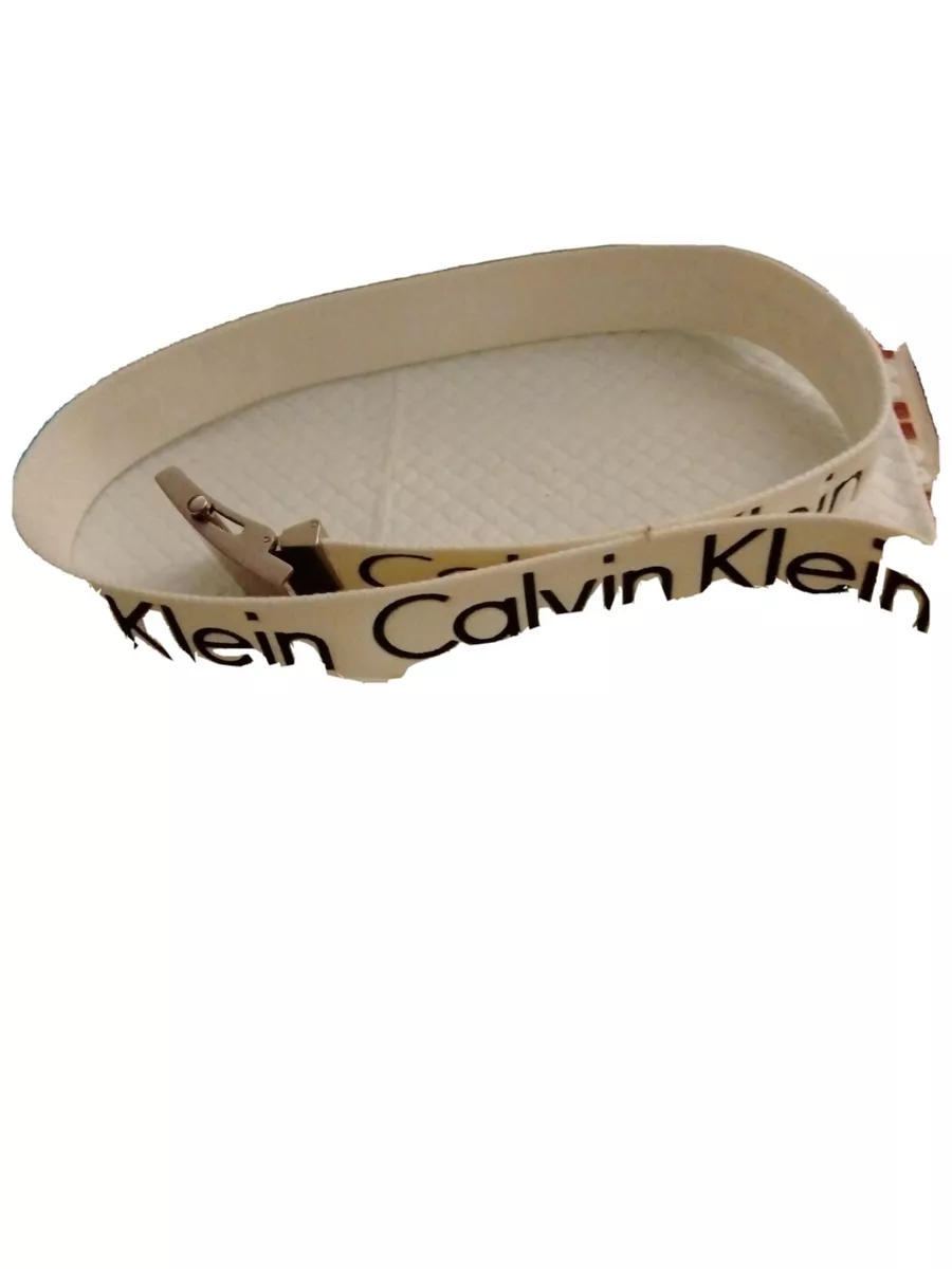 Calvin klein sale white belt