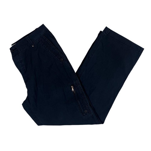 CAT Caterpillar Classic Black Lightweight Cargo Pants Trousers 34W
