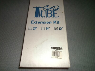  Skylight 10 In. x 20 In. Aluminum Extension Tube 101898  Sun-Tek - 1 Each