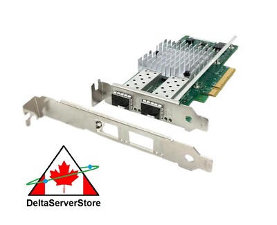 Intel X520-DA2 10Gb 10Gbe 10Gigabit Network Adapter Dual Port SFP+ Dual Bracket