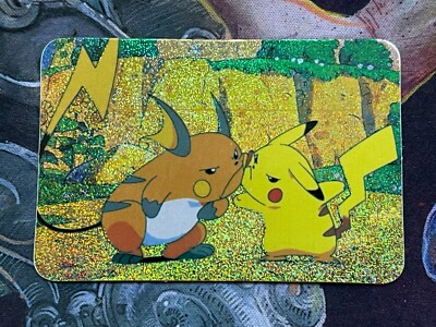 Raichu vs Pikachu 1990s Vintage Holo Pokemon 