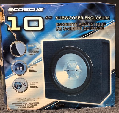 scosche subwoofer box
