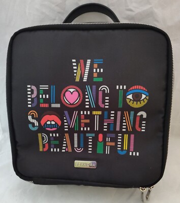 Sephora We Belong To Something Beautiful Makeup Travel Cosmetic Case New (D9)