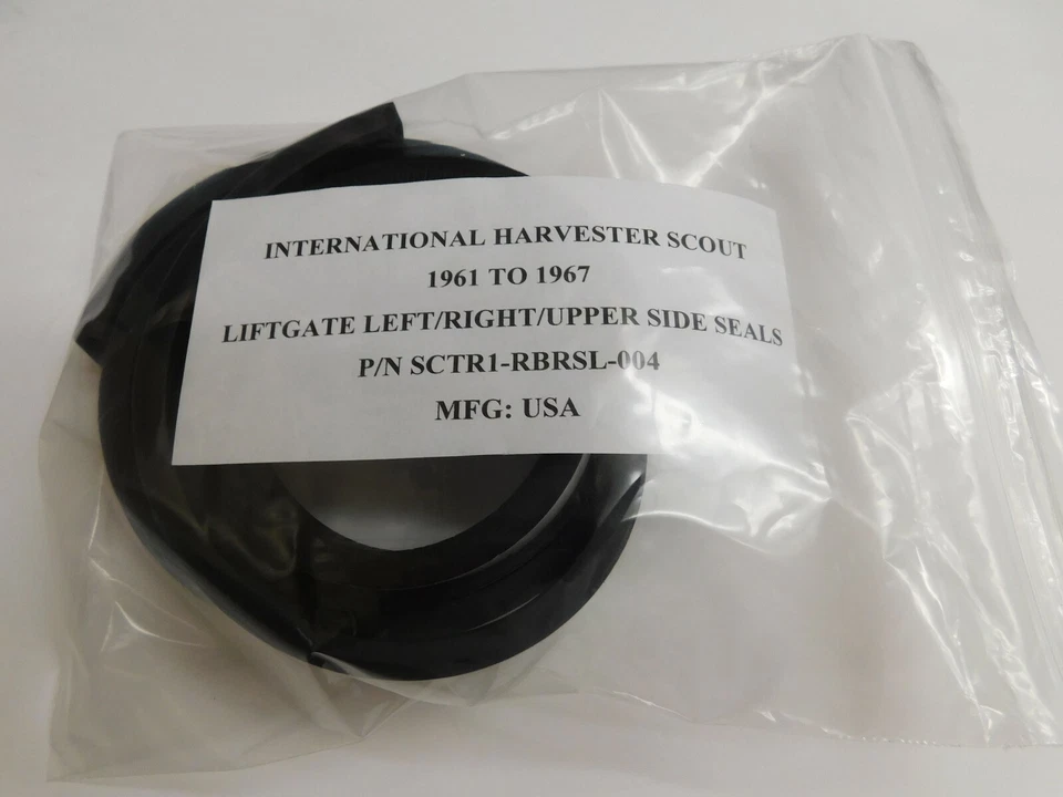 Kit completo de sellado de puerta levadiza International Harvester Scout 80 800 1961 a 1966 Foto 4 de 4