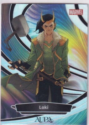 Kakawow Marvel Aura 2025 AM-I-32 Loki Silver Holo
