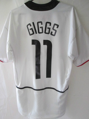 Manchester United 2002-2003 Giggs CL Away Fußball Shirt Größe Medium/34833