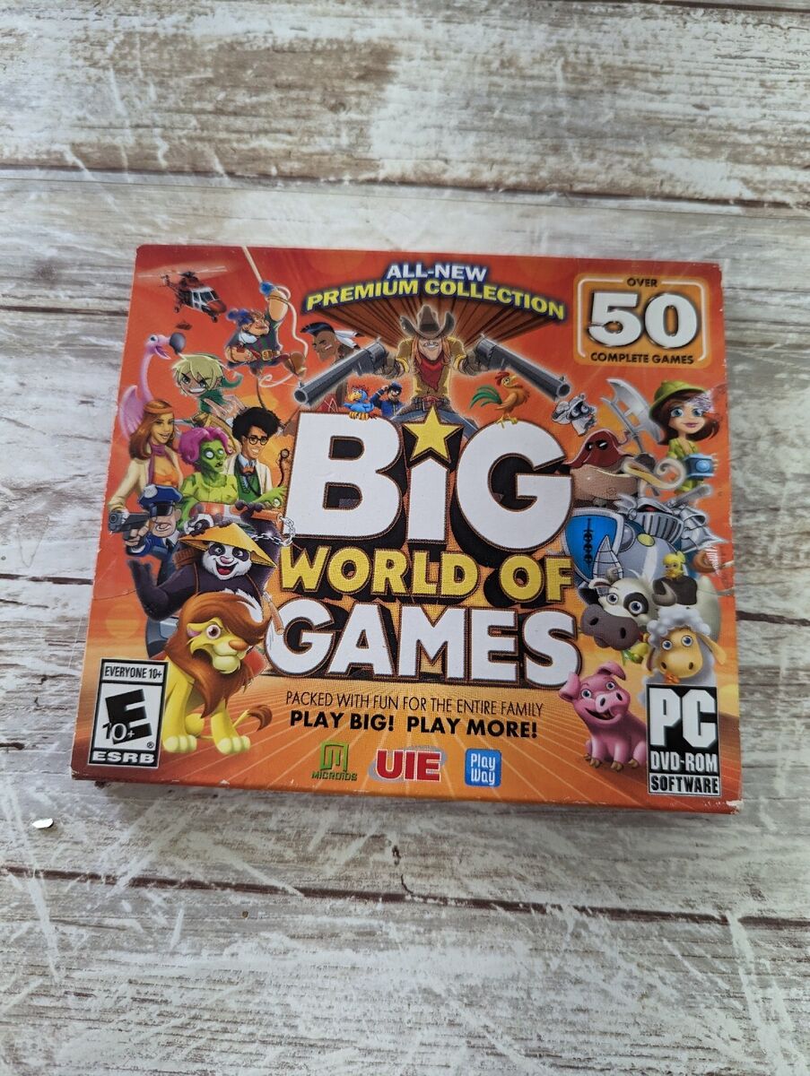 All-New Premium Collection Big World of Games PC DVD-ROM Over 50 Complete  Games