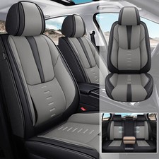 Frontrear Car Seat Covers Faux Leather Pad For Toyota Tacoma Crew Cab 2007-2024 Frontrear Car Seat Covers Faux Leather Pad For Toyota Tacoma Crew Cab 2007-2024