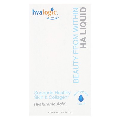 Hyalogic LLC Beauty From Within HA Liquid 1 oz 30 ml Gluten-Free, Vegan