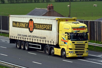 LKW Foto 12x8 - Scania R450 - McBurney Transport - JRZ 6856