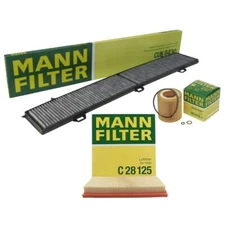 Mann Oil Air Carbon Cabin Filter Service Kit For BMW E84 X1 Turbocharged N55