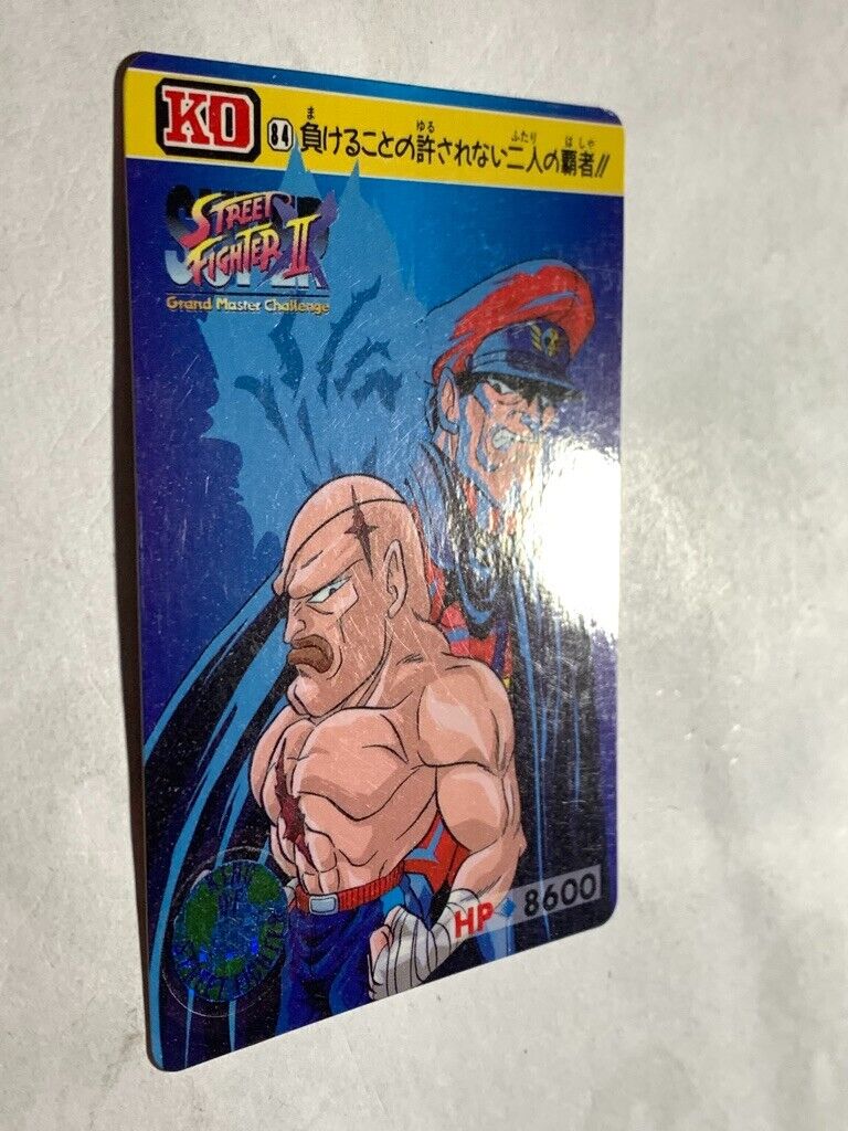 Vega Street Fighter II Arcade capcom JAPAN GAME CARDDASS No.19 Vintage 1993  F/S