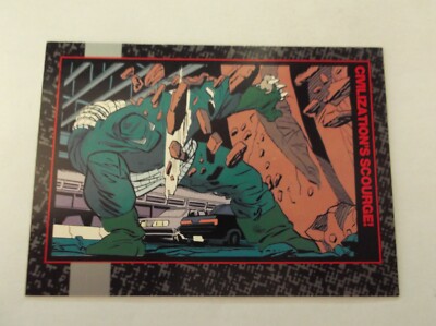 Skybox / DC Doomsday: The Death of Superman ''CIVILIZATION'S SCOURGE!'' #6 Card
