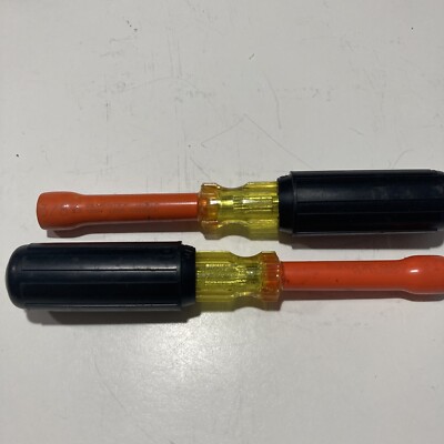  (LOT of 2)Cementex Insulated 3/8  Nutdrivers 1000V 