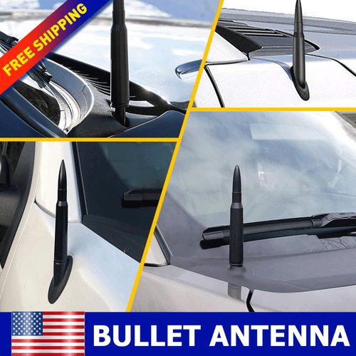 For CHEVROLET SILVERADO 2006-2021?1X BULLET ANTENNA ANTI-THEFT Caliber DESIGN 50