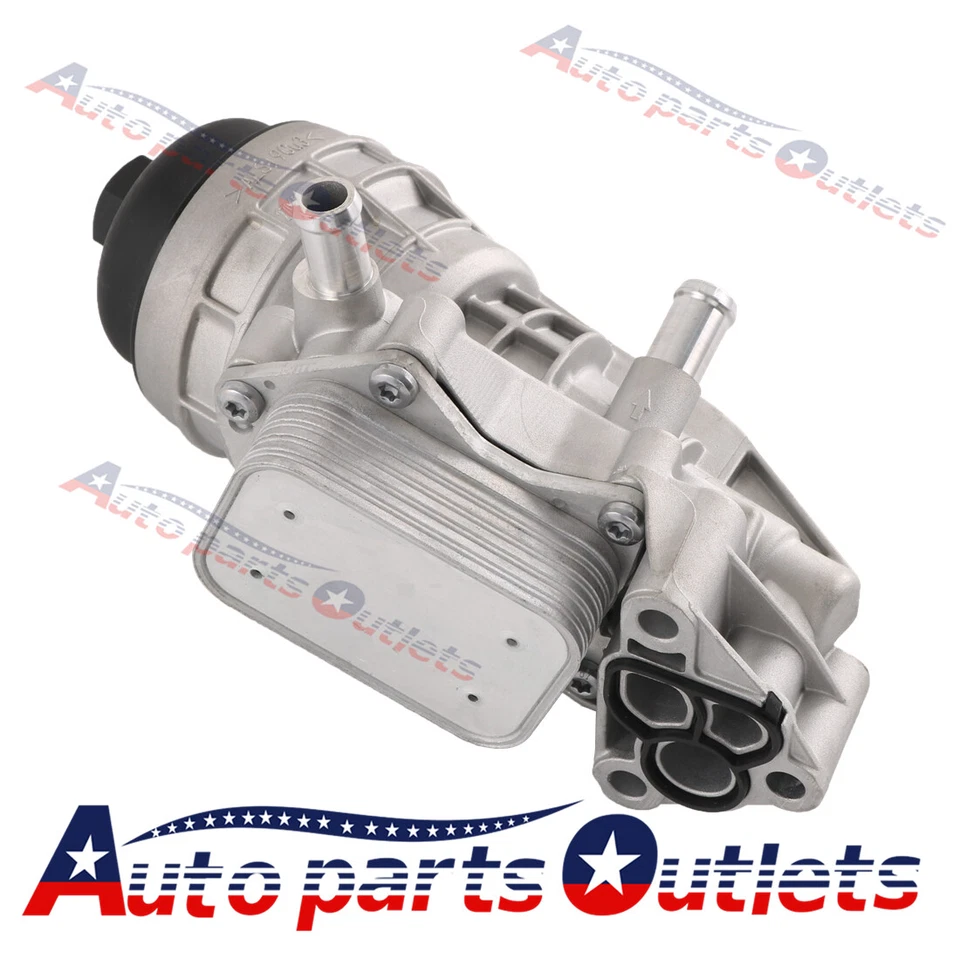 Carcasa de filtro de aceite de motor nueva compatible con Mercedes Benz A200 CLA200 1.6T/2.0T  Foto 3 de 4