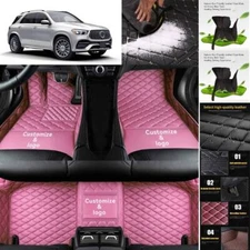 For Hyundai Car Floor Mats Full Sets Luxury Carpets Auto Boots Original Handmade