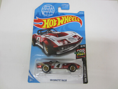 Hot Wheels Super Treasure Hunt '69 CORVETTE RACER HW Race Day