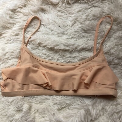 Haut De Bikini Free People GNASH Frilla - Taille US 2, Couleur Jaune - Neuf Sans étiquettes