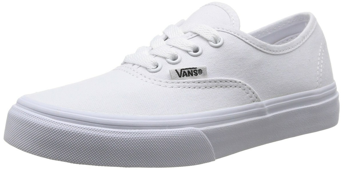 VANS AUTHENTIC CANVAS TRUE WHITE VN000WWXENS PRE SCHOOL | eBay