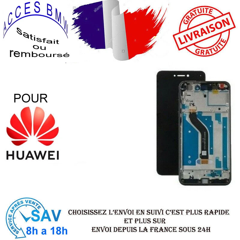 ECRAN LCD + VITRE TACTILE + CHASSIS Pour HUAWEI Honor 8 LITE PRA-LX3 - Photo 1/1