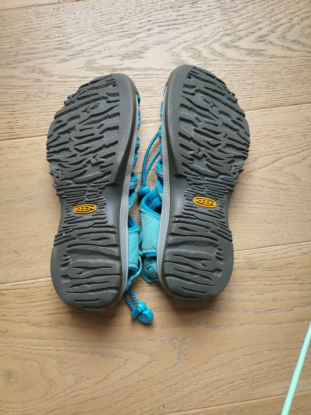 Sandali da esterno KEEN Teal con chiusure in corda elastica scarpe antiscivolo impermeabili 7 5