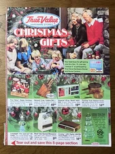 True Value Hardware Store 1980s 8 page pull out Flyer Catalog CHRISTMAS GIFTS