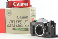  MINT in Box w/ Strap Canon AE-1 Program Black 35mm Film Camera Body From JAPAN