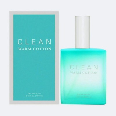 Clean Warm Cotton By Clean 3.4oz/100ml Edp Spray For Women NIB - Large size!