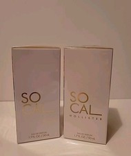 2x Hollister SoCal Eau De Parfum 1.7 Fl Oz Sealed New for Women New