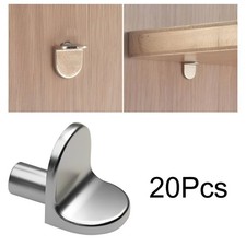 20x Steel Shelf Supports Metal 5mm Plug In Stud Pegs Pins For Kitchen Cabinets