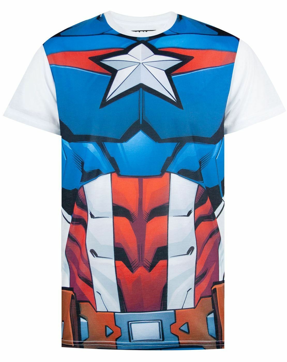 Футболка Marvel Blau Captain America Kurzrmeliges Mnner 3590₽