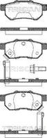 Triscan Bremsbelagsatz Scheibenbremse 8110 40003 FüR Jazz Honda 2 Civic 6 EJ EK