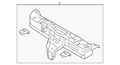 Genuine Mitsubishi Upper Tie Bar 62511W230P | eBay