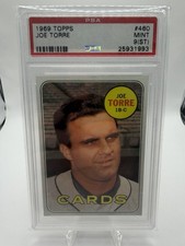 1969 Topps Joe Torre #460 PSA 9