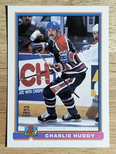 1991-92 Bowman #103 Charlie Huddy