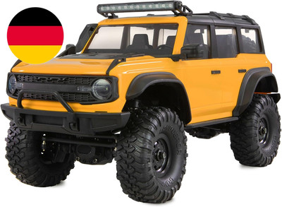 Amxrock Mini-Caballo Scale Crawler 4WD 1:16 RTR Gelb Inkl. Fernsteuerung, Akku, 