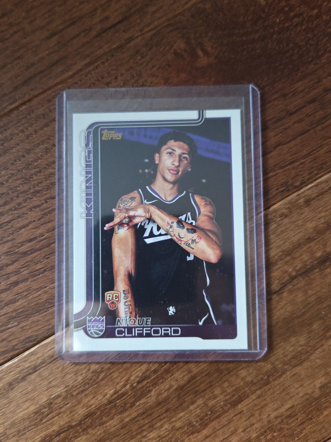 Nique Clifford 2025-26 Topps Golden Mirror SSP RC #224 Sacramento Kings