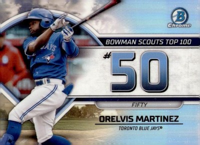2023 Bowman Chrome Top 100- Orelvis Martinez