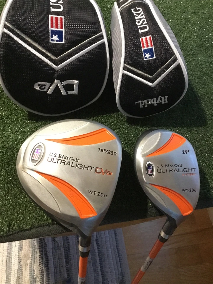 USKG WT-20u Juniors Set Driver,HY,6i, 7i, PW, SW, Putter TS51 Graphite&Stand Bag - Image 2 of 4